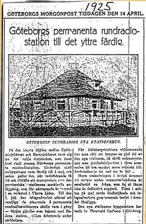 Göteborgs Morgonpost 14 april 1925